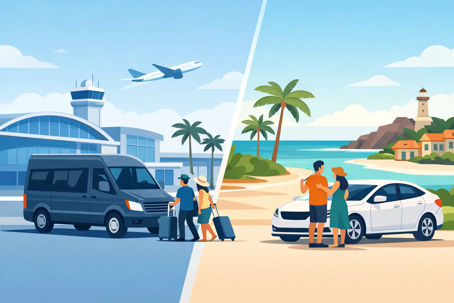 Airport Transfer vs Rental Car in Nassau