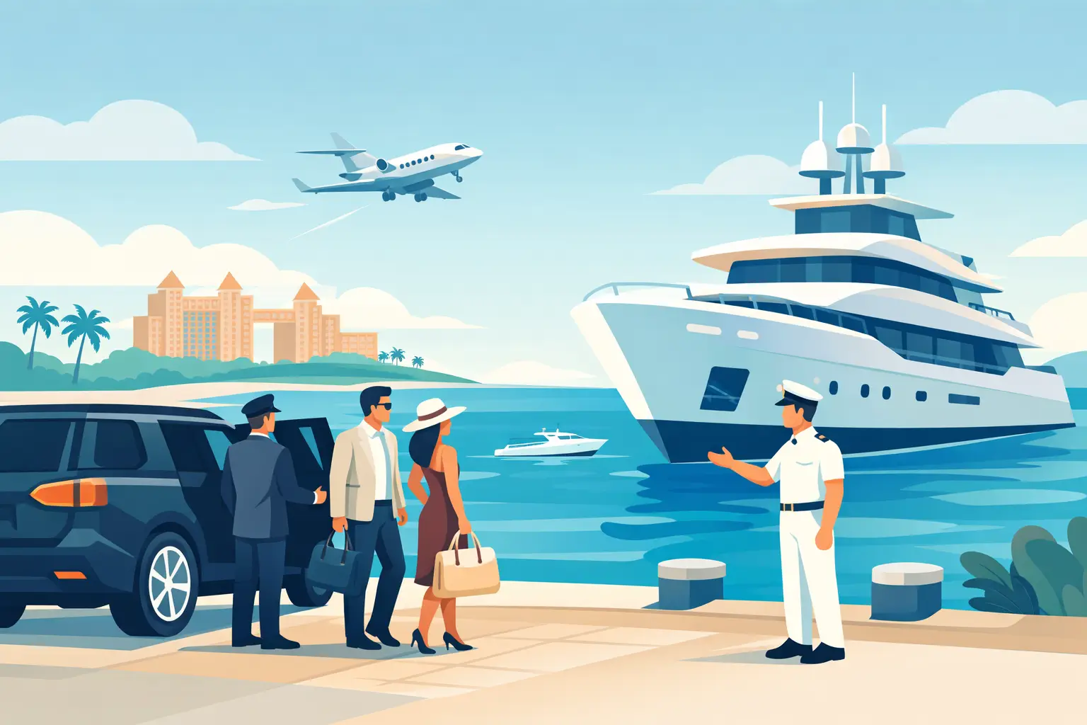 Private Transfers for Yacht Guests in Nassau