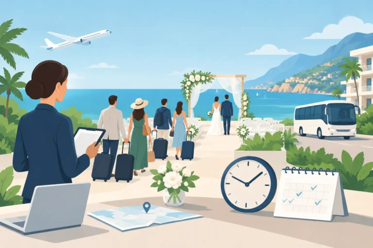 Destination Wedding Logistics That Keep Guests on Time